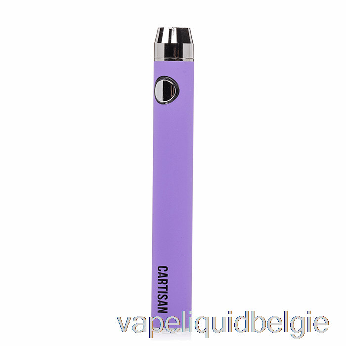 Vape Liquid Cartisan Button Vv 900 Dual Charge 510 Batterij [micro] Paars